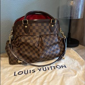 Authentic Louis Vuitton Damier Ebene Trevi GM